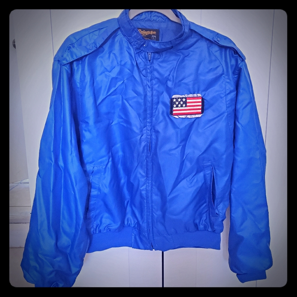 Swingster Blue USA Bomber Jacket